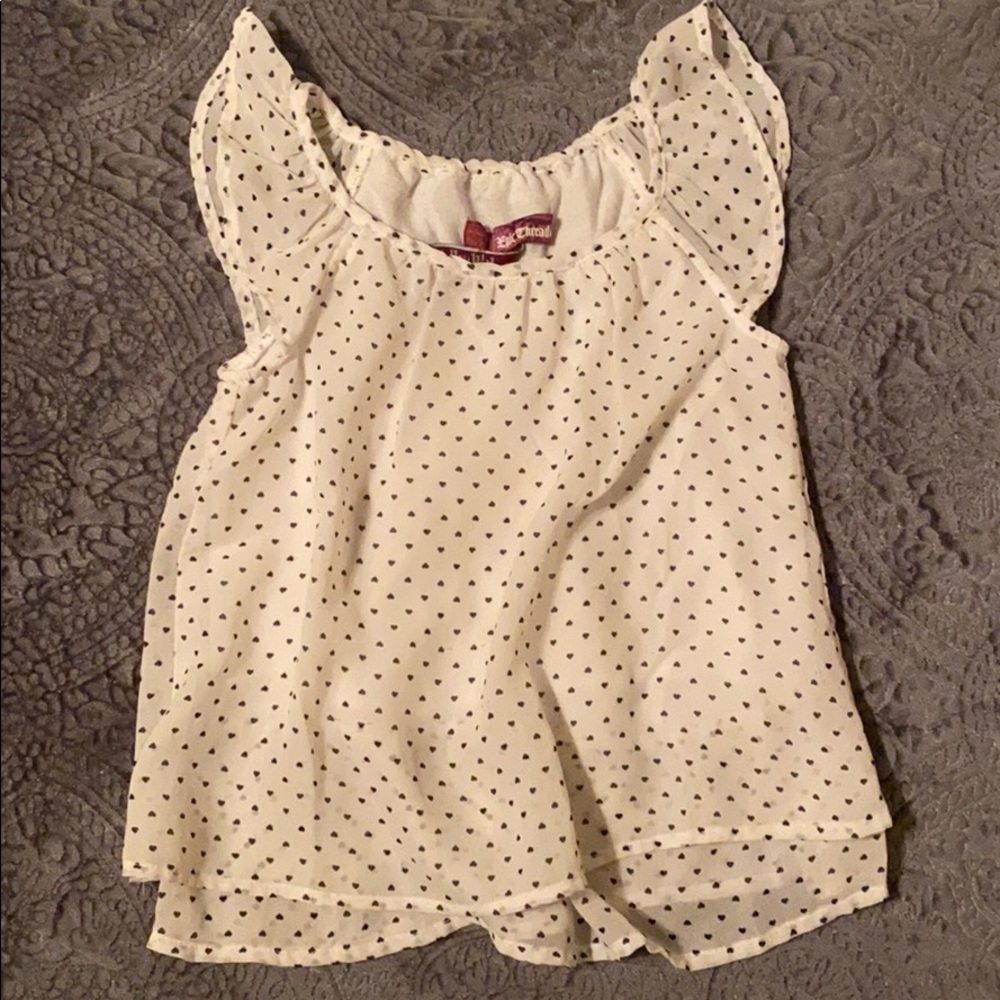 ❣️Heart dotted blouse ❣️